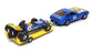 Corgi GS29 - Ferrari Daytona With F1 Surtees On Trailer Duckhams - Blue/Yellow
