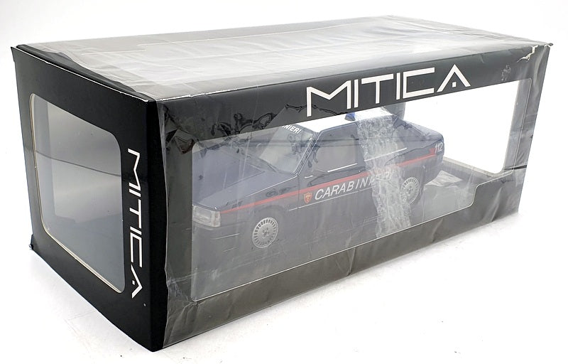 Mitica 1/18 Scale 201006-D - 1988 Fiat Croma 2.0 Turbo IE Blue White Carabinieri