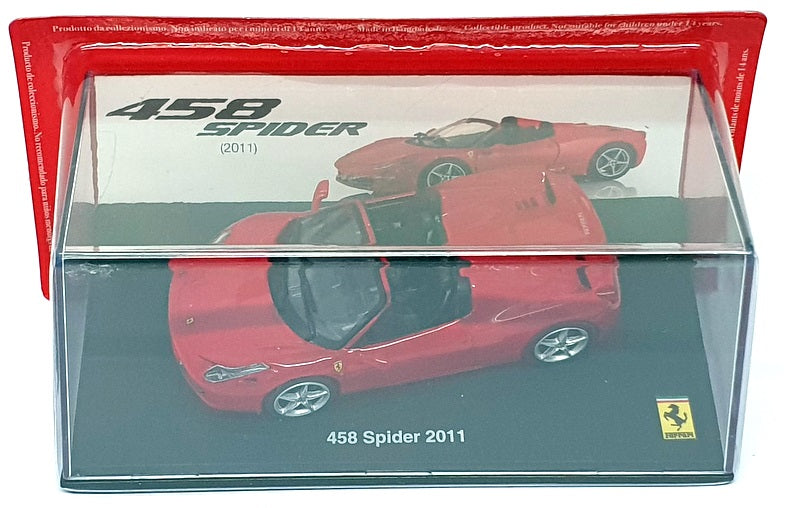 Altaya 1/43 Scale Diecast 5425Q - 2011 Ferrari 458 Spider - Red