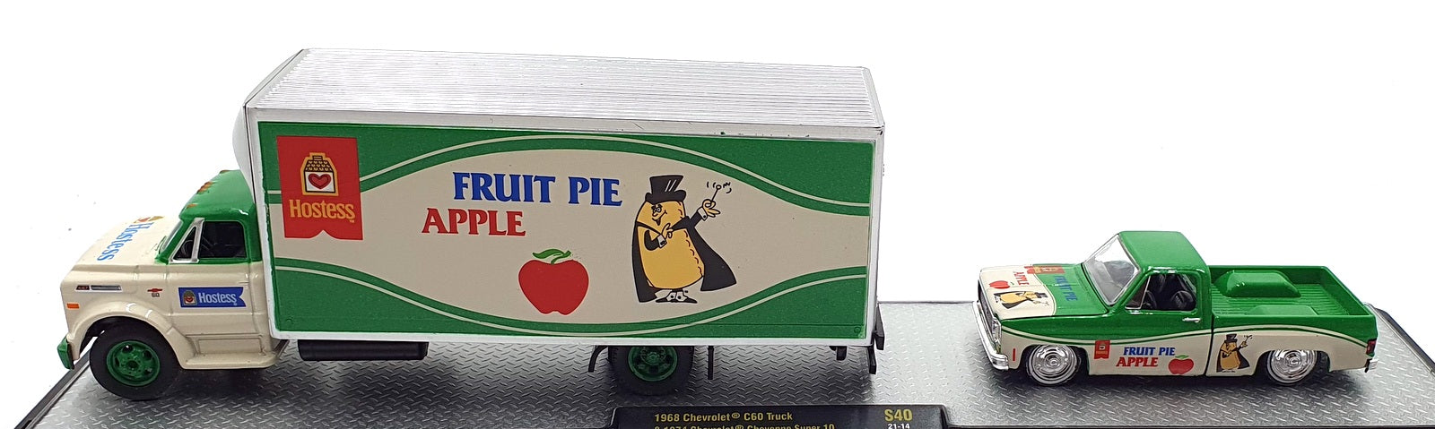 Castline M2 Machines 1/64 Scale S40 1968 Chevrolet C60 & 1974 Cheyenne Super 10