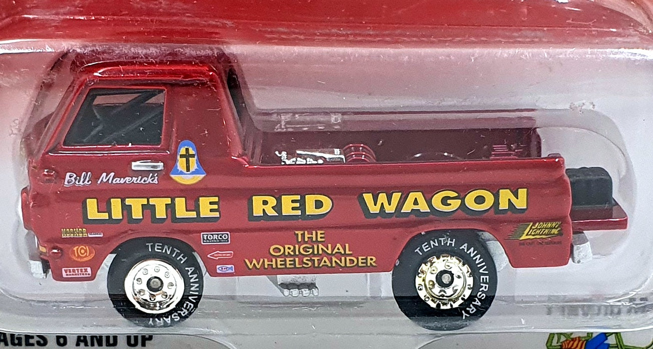 Johnny Lightning 1/64 Scale 992-01 Bill Maverick Golden's Little Red Wagon Truck