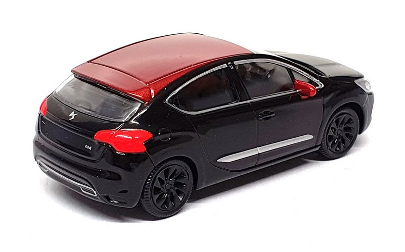 Norev 3 Inches Long Diecast AMC019483 - 2015 Citroen DS4 - Black/Red