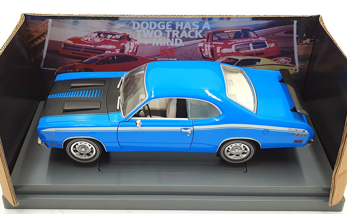 Ertl 1/18 Scale 29330P - 1971 Plymouth Duster Campbell Collection Blue