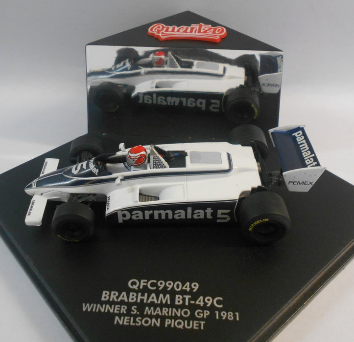 Quartzo 1/43 Scale - QFC99049 BRABHAM BT-49C NELSON PIQUET S.MARINO 1981
