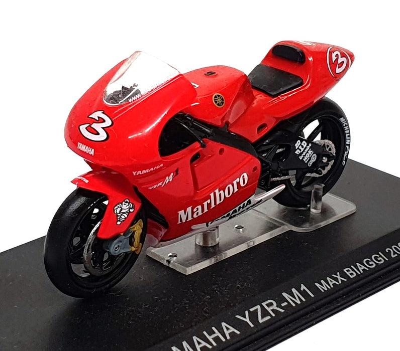 Altaya 1/24 Scale AMB09J - Yamaha YZR-M1 #3 Max Biaggi - Red