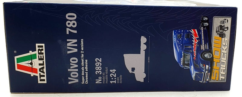 Italeri 1/24 Scale Unassembled Kit 3892 - Volvo VN 780 Truck