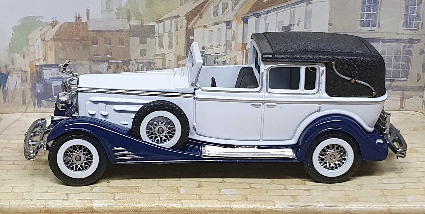 Matchbox Appx 12cm Long Diecast Y-34B - 1933 Cadillac 452 V16 - White