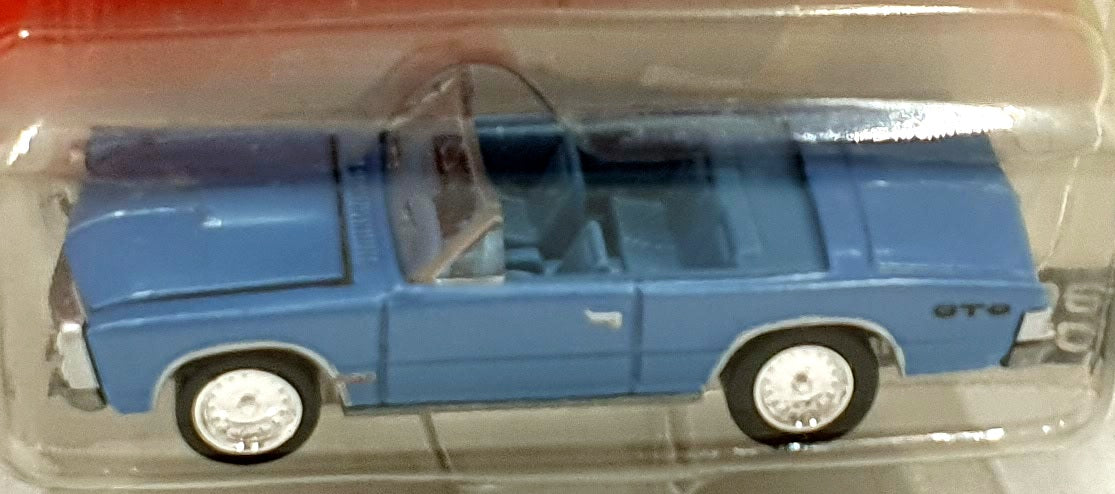 Johnny Lightning 1/64 Scale 456-01 - 1965 Pontiac GTO Convertible - Met. Blue