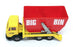 Corgi 14cm Long Original Diecast 1119 - Mercedes Loadlugger Truck - Yellow/Red