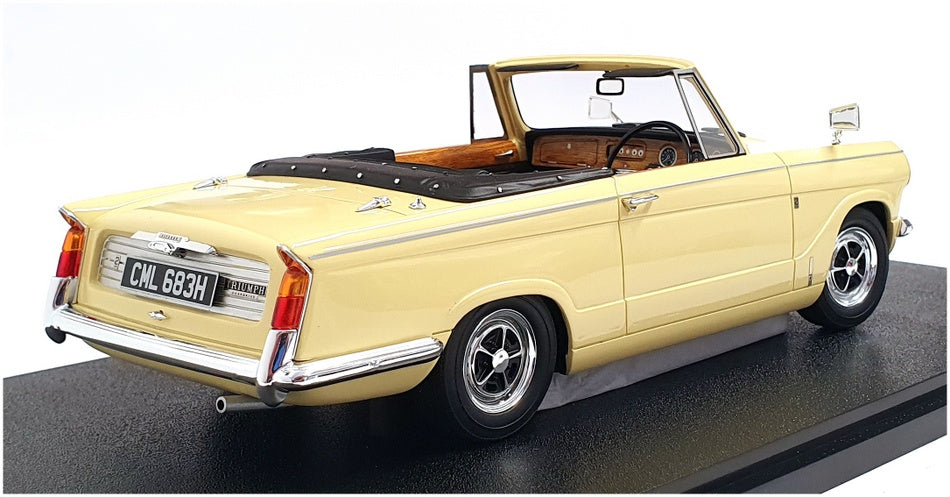 Cult Models 1/18 Scale CML068-3 - Triumph Vitesse MkII DHC - Yellow
