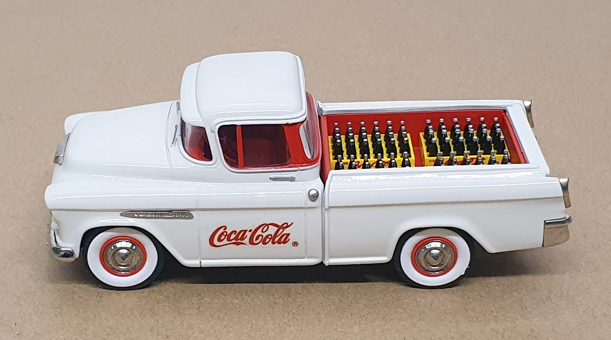Brooklin 1/43 Scale BRK53 - 1955 Chevrolet Pickup Coca-Cola - White REWORKED