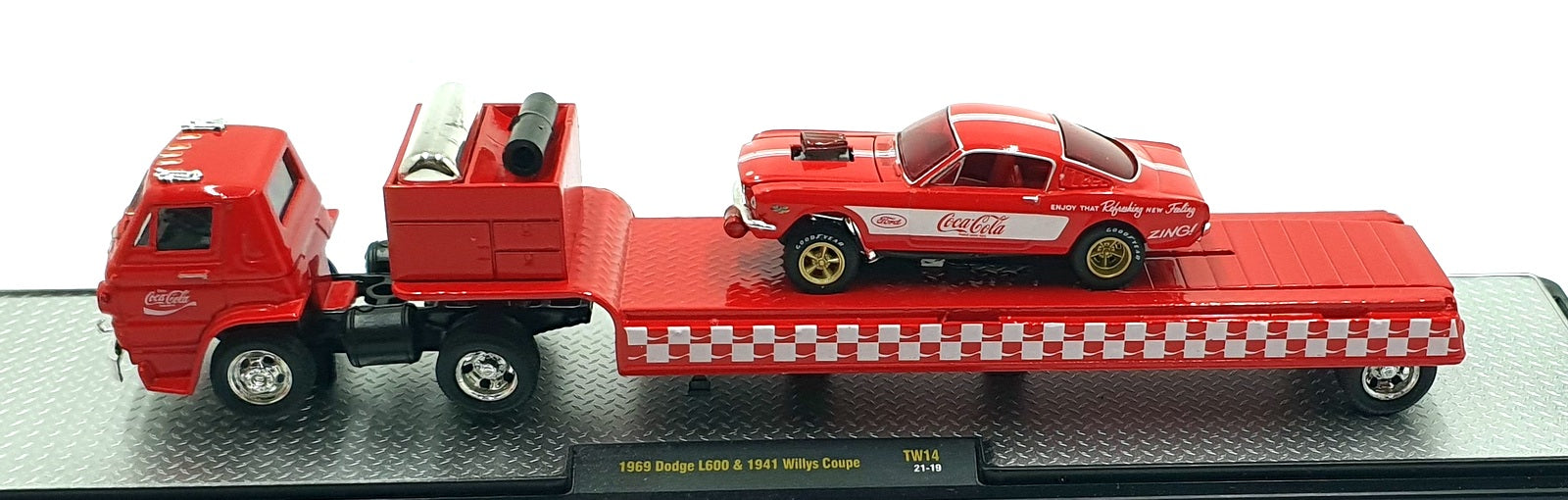 Castline M2 Machines 1/64 Scale TW14 1969 Dodge L600 & 1941 Willys Coupe