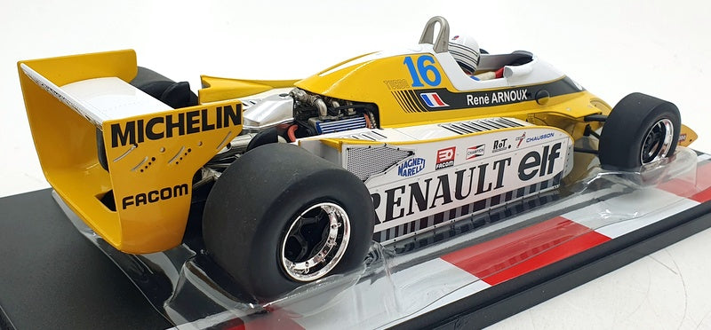 Model Car Group 1/18 Scale MCG18617F Renault RS10 #16 1979 F1 R.Arnoux