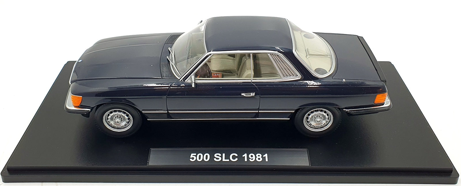 KK Scale 1/18 Scale Diecast KKDC180852 - Mercedes-Benz 500 SLC 1981 Dark Blue