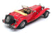 Franklin Mint 1/24 Scale 30126C - 1935 Mercedes Benz 500k Special Roadster - Red