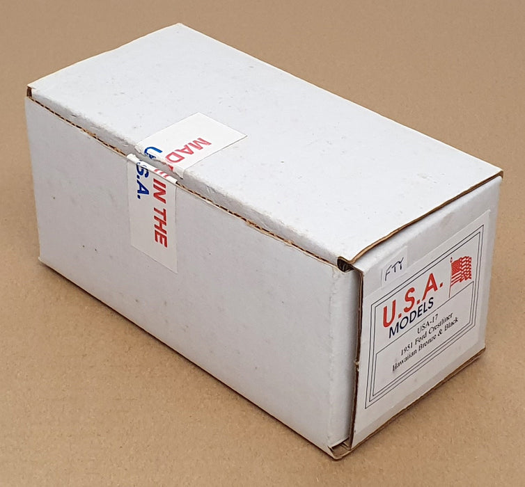 USA Models 1/43 Scale USA-17 - 1951 Ford Crestliner - Hawaiian Bronze/Black