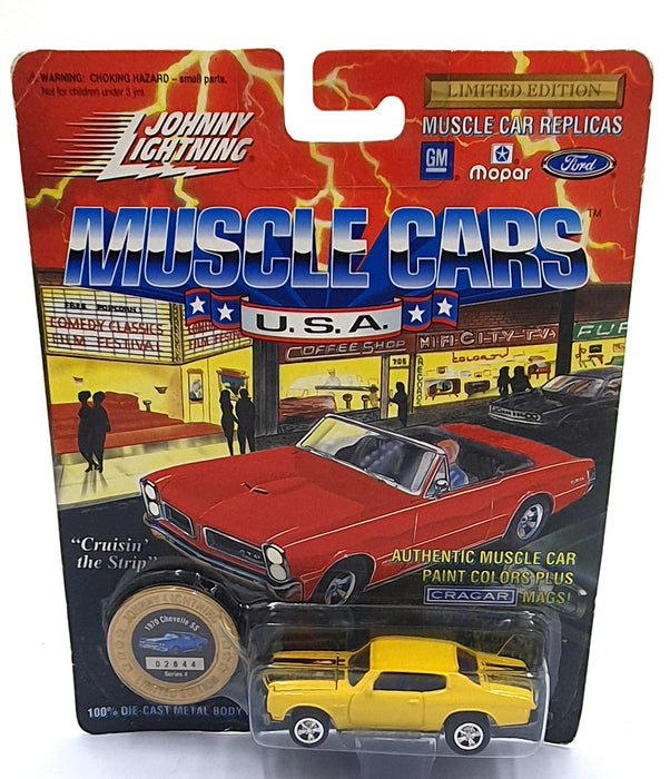 Johnny Lightning 1/64 Scale 200-140 - Muscle Cars 1970 Chevelle SS - Yellow