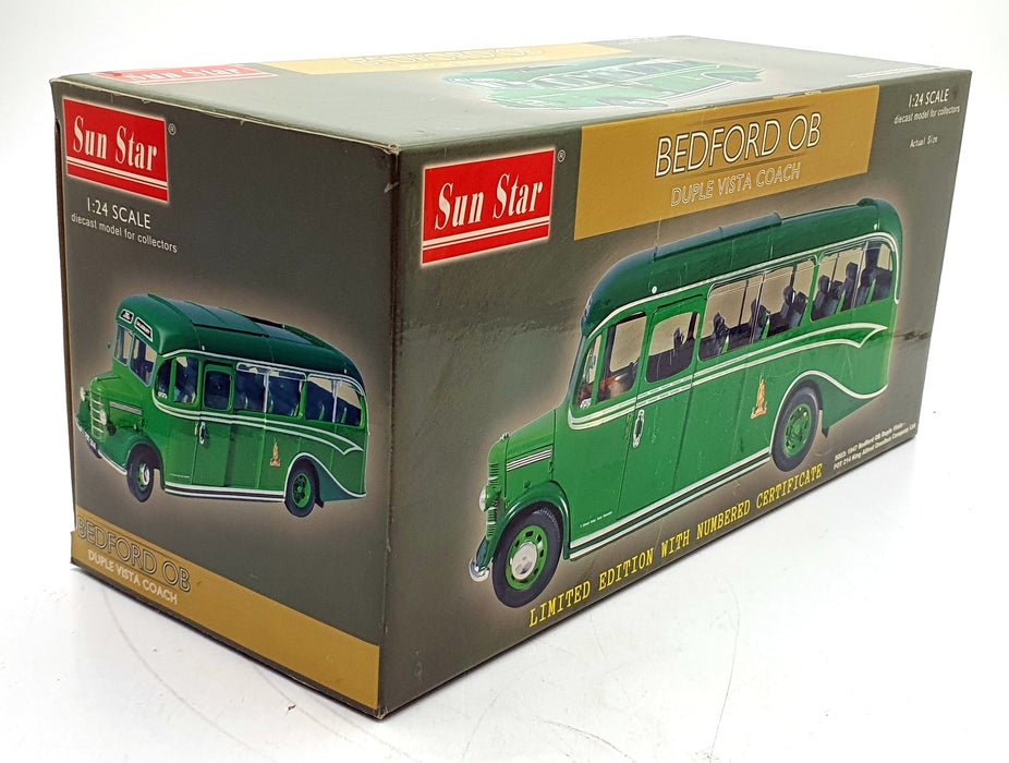 Sun Star 1/24 Scale Diecast 5003 - 1949 Bedford OB Duple Vista Coach King Alfred