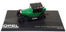 Altaya 1/43 Scale Diecast 71025A - 1924-26 Opel 4/12 PS Laubfrosch - Green