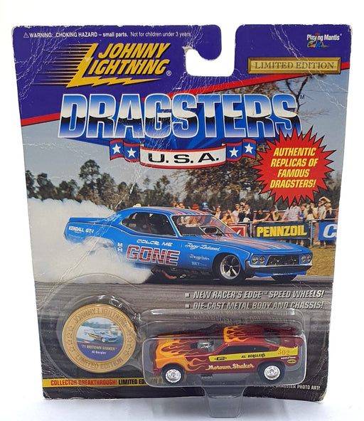 Johnny Lightning 1/64 Scale 320-100 Dragsters USA 1971 Motown Shaker Red Flame