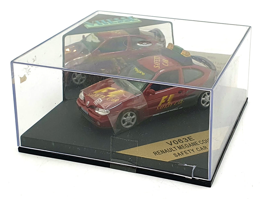 Vitesse 1/43 Scale V063E - Renault Megane Coupe Safety Car - Red