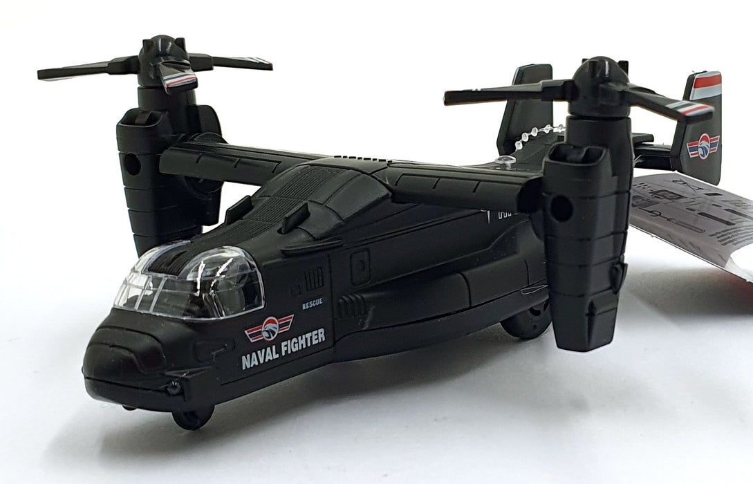 Combat Mission 19cms Pull Back and Go TY0122 - Aircraft Lights/Sounds - Black