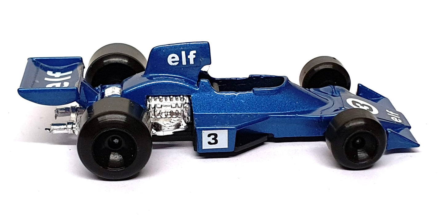 Polistil Appx 8cm Long Diecast RJ.4 - F1 Tyrrell Elf 007 #3 - Blue