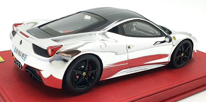BBR 1/18 Scale Resin P1813CROME - Ferrari 458 Italia - Chrome