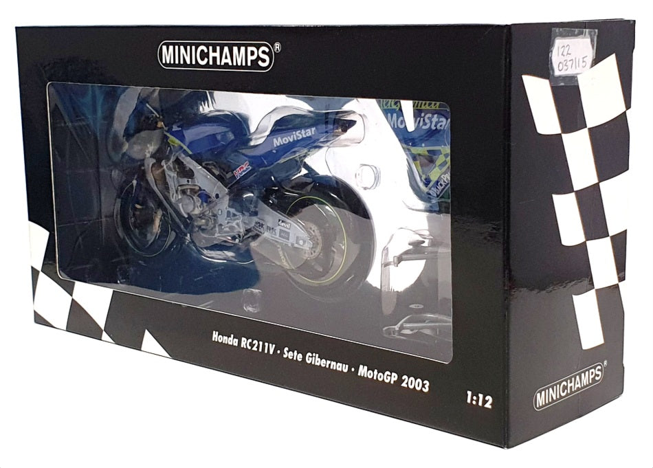 Minichamps 1/12 Scale 122 037115 - Honda RC211V Gibernau MotoGP 2003