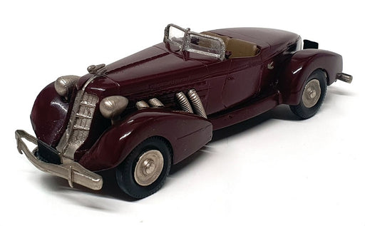 Western Models 1/43 Scale WML5 - 1935 Auburn 851 Speedster - Maroon