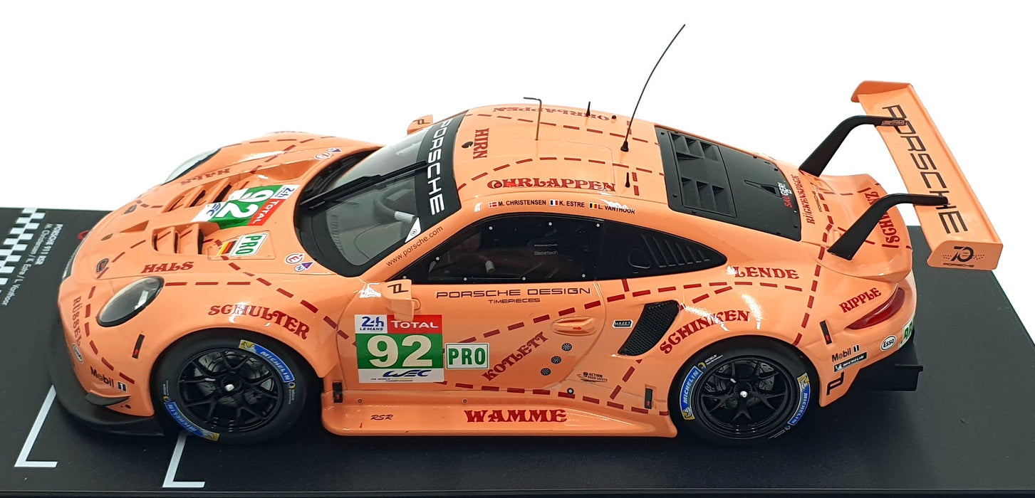 IXO 1/18 Scale LEGT18003 - Porsche 911 #92 24Hr LM 2018