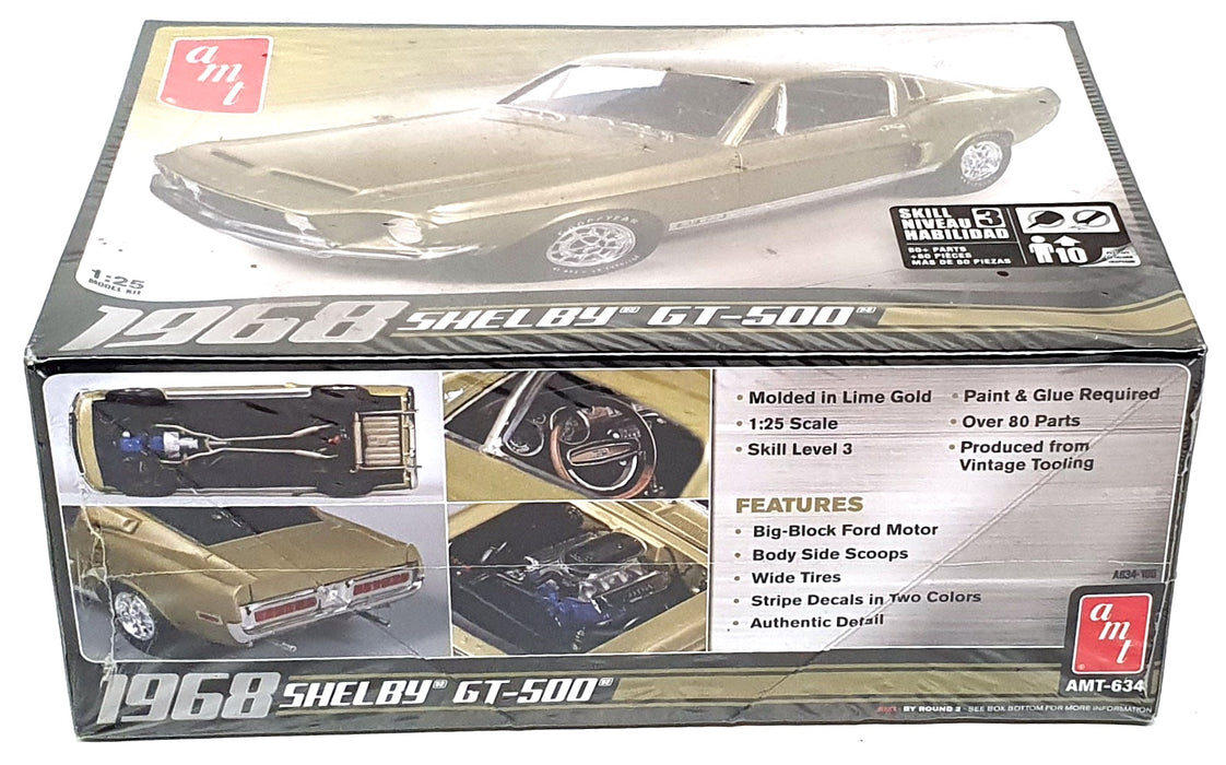 AMT 1/25 Scale Unbuilt Model Kit AMT634/12 - 1968 Shelby GT-500