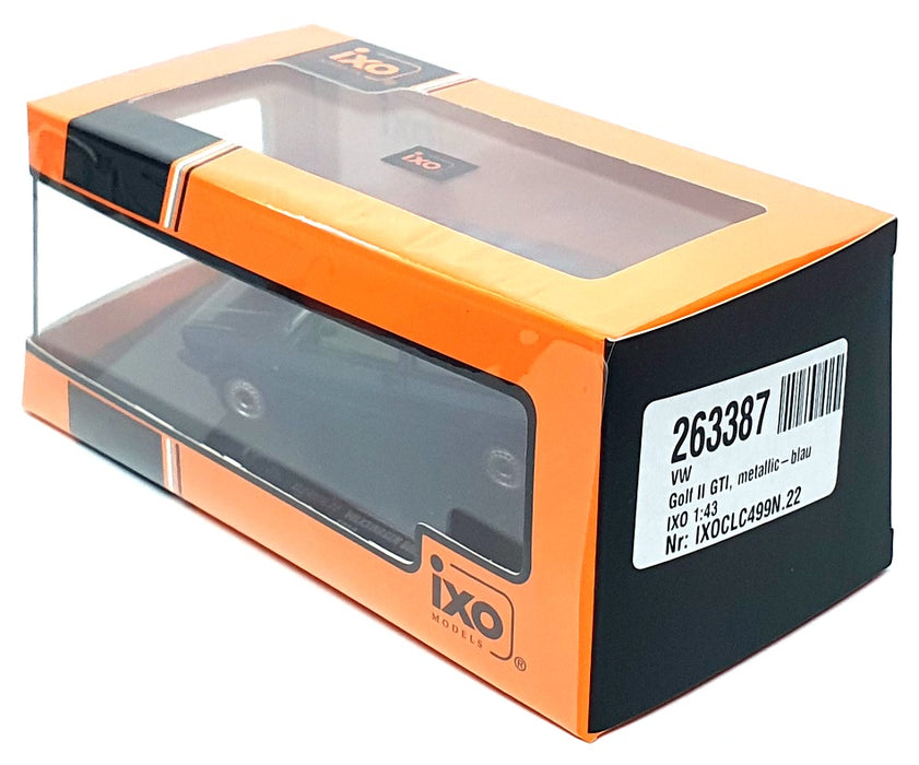 Ixo 1/43 Scale Diecast CLC499N.22 - 1984 Volkswagen Golf GTI MkII - Blue