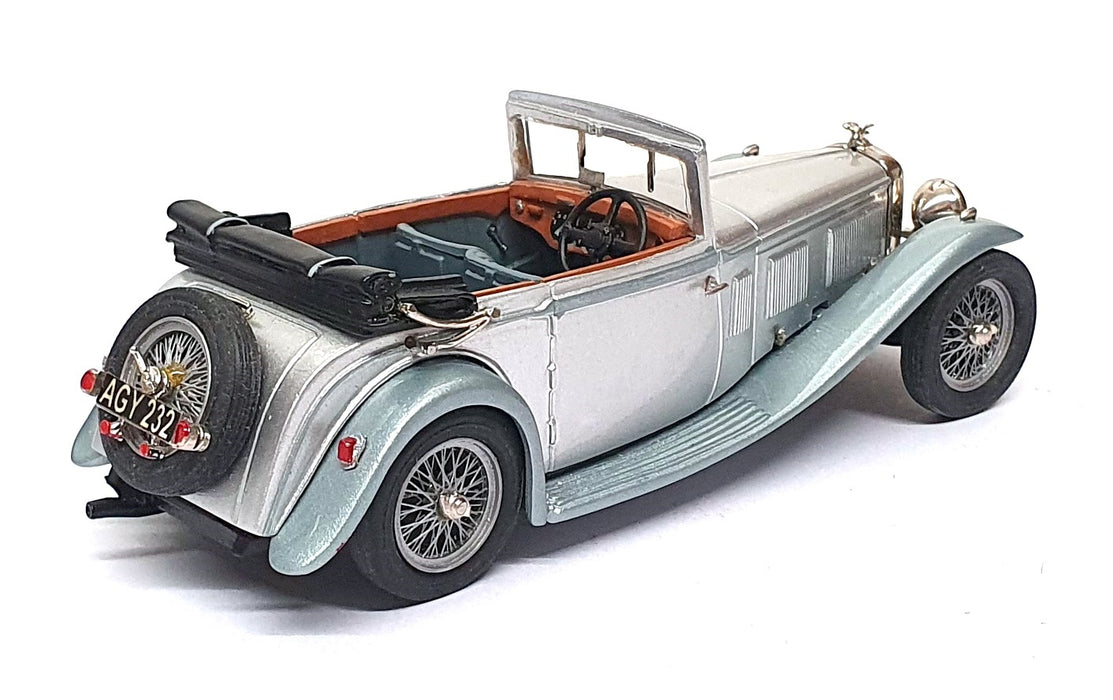 J&M Classics 1/43 Scale JM106 - 1933 Alvis Speed 20 Vanden Plas DH - Silver/Grey