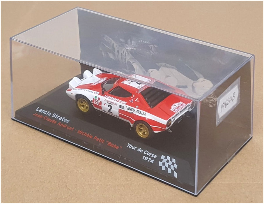 Altaya 1/43 Scale 19624B - Lancia Stratos #2 Tour de Corse 1974 - Red/White