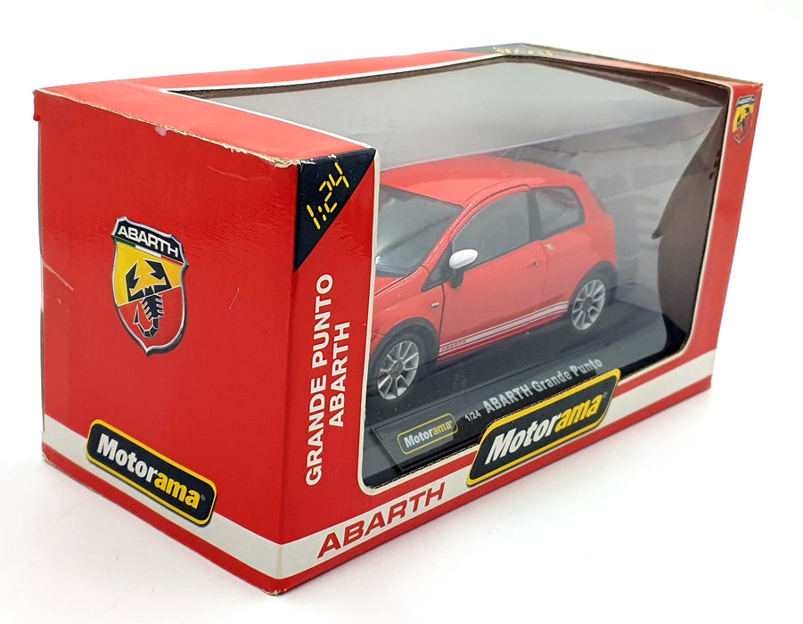 Motorama 1/24 Scale Diecast 493997 - Fiat Abarth Grande Punto - Red