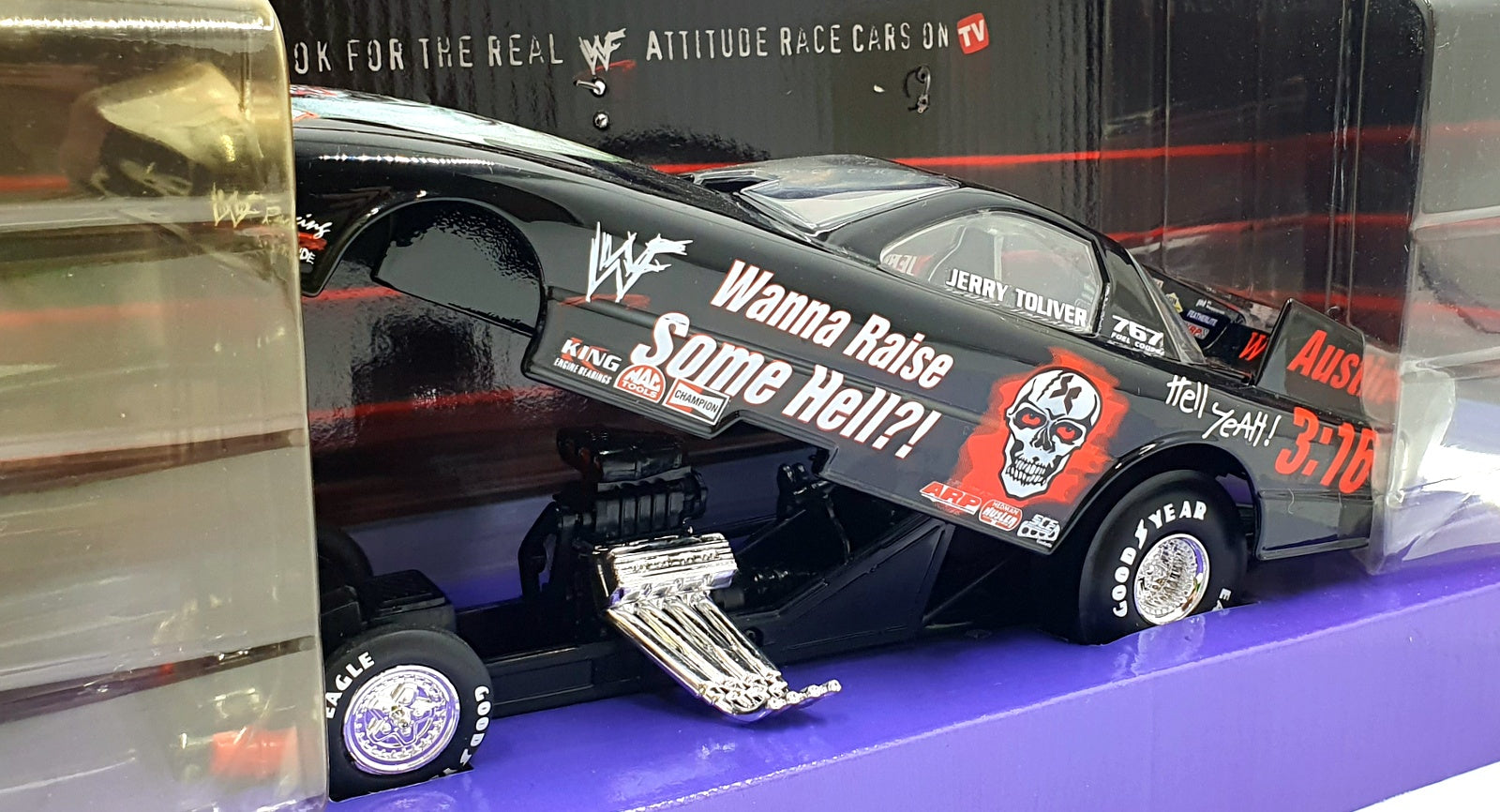 Stone Cold Racing Road Champs 1/43 Scale 85700 - WWF Attitude Racing Stone Cold Toliver ...