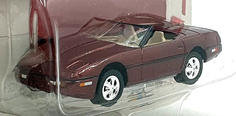 Johnny Lightning 1/64 Scale 492-01 - 1988 Chevrolet Corvette - Met. Red