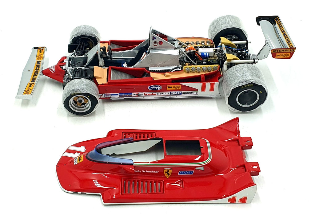 Exoto 1/18 Scale Diecast 97070 - Ferrari 312 T4 #11 F1 J.Schekter - Red