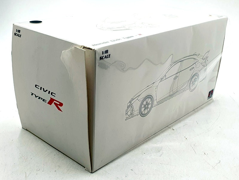 LCD Models 1/18 Scale Diecast LCD18005B-BL - 2020 Honda Civic Type R - Black