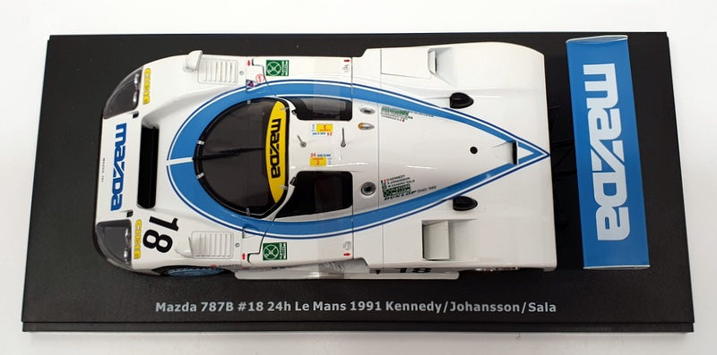 CMR 1/18 Scale Diecast CMR208 - 1991 Mazda 787B #18 Le Mans - White