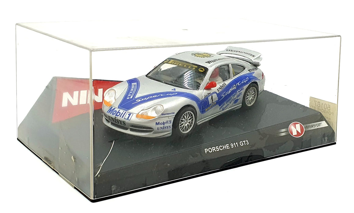 Ninco 1/32 Scale Slot Car 50187 - Porsche GT3 #1 Supercup (Plata)