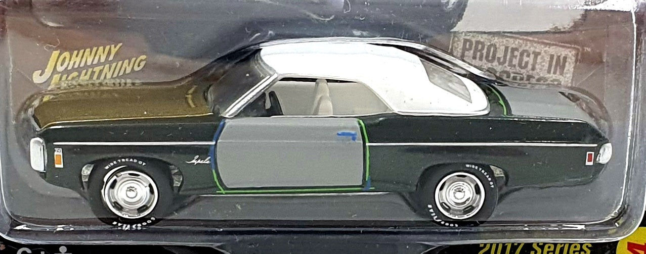 Johnny Lighting 1/64 Scale JLSF005 1969 Chevrolet Impala Convertible Green/Gold