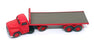 Base Toys 1/76 Scale SC-X12 - Commer Superpoise Artic Flatbed Trailer - Red