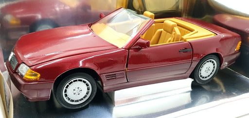 Revell 1/18 Scale 8801 - Mercedes Benz 500 SL-32 Convertible two tone red