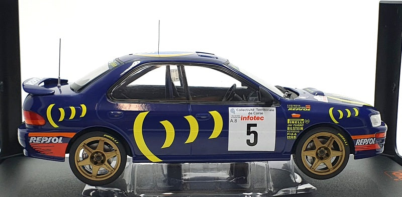 Subaru impreza 555 wrc n.5 rally tour de corse 1995 sainz/moya 1:24 - Hobby Auto e Moto