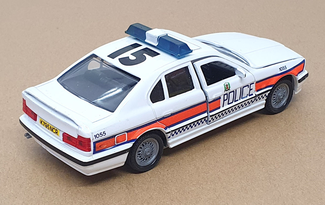 Corgi Appx 13cm Long Diecast 57801 - BMW 525i Police Car - White