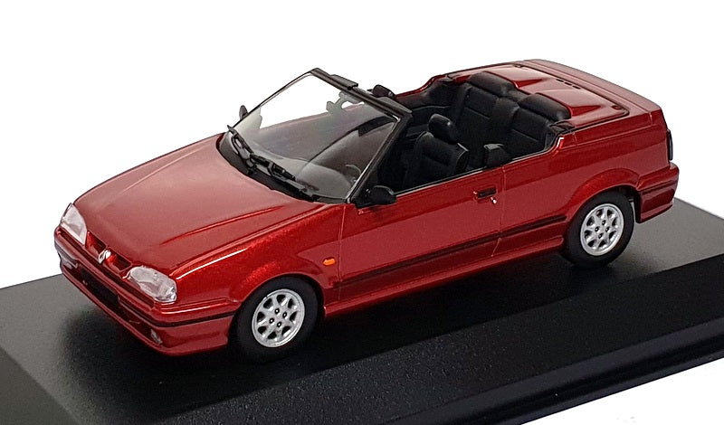 Maxichamps 1/43 Scale 940 113731 - 1991 Renault R19 Cabriolet - Met. Red