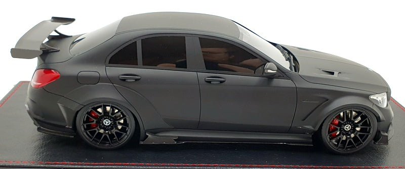 GLM 1/18 Scale GLM188025 Mercedes-Benz C63S AMG Darwin Pro Widebody Matt Black