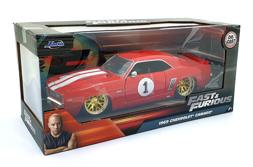 Jada Bigtime Muscle 1/24 Scale Diecast 36151 - 1969 Chevrolet Camaro #1 Red